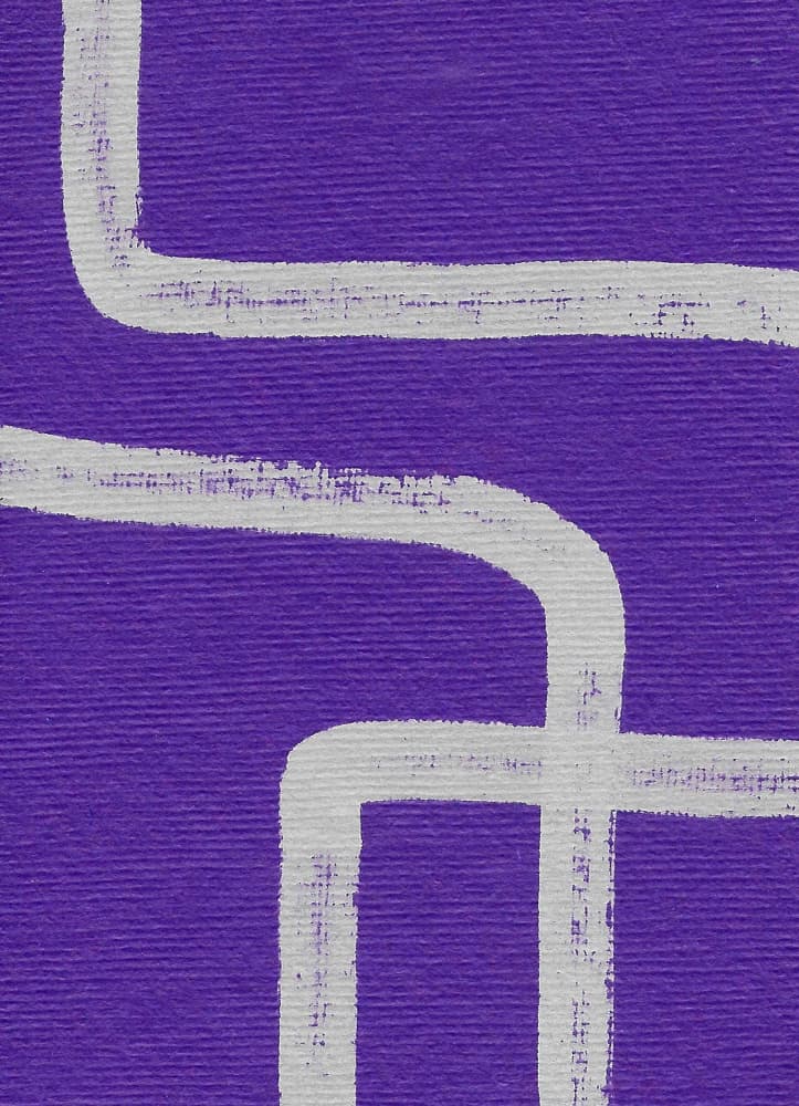 Purple Geometric Lines by Santhosh ch — canvas wall art