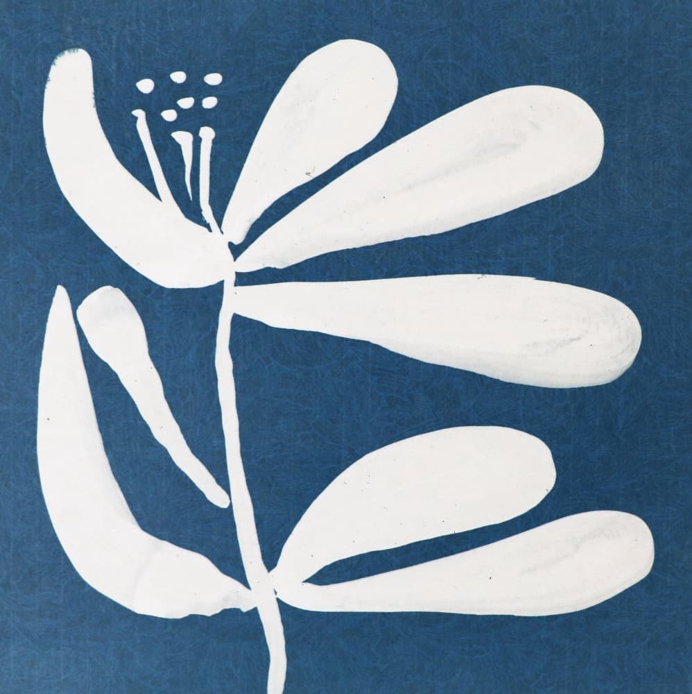 Minimalist White Flower by Santhosh ch — canvas wall art