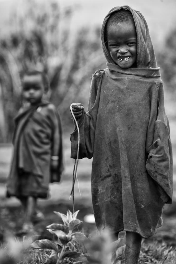 Smiling African Child by Goran Jovic — canvas wall art