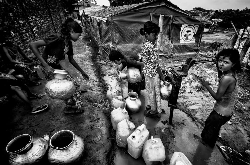 Refugee Camp Water by Joxe Inazio Kuesta Garmendia — canvas wall art