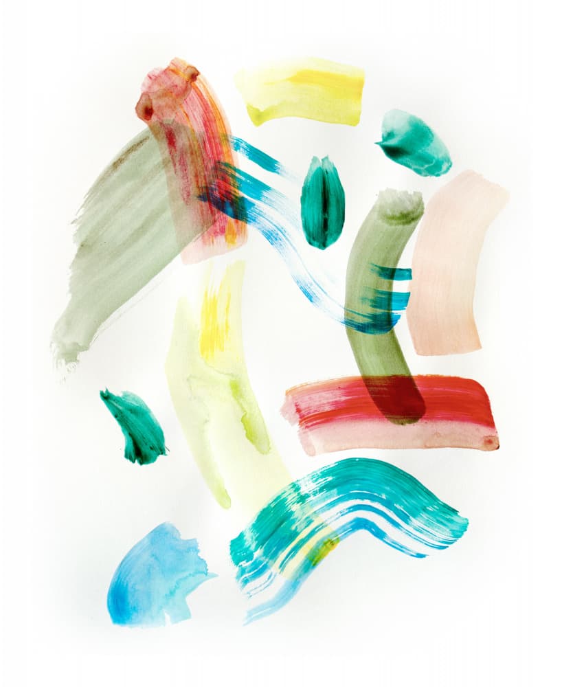 Colorful Abstract Strokes by Gemma Bardot — canvas wall art