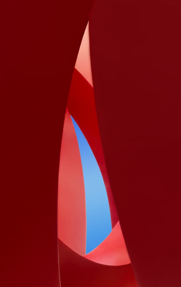 Abstract Red Blue Flow by konglingming — canvas wall art