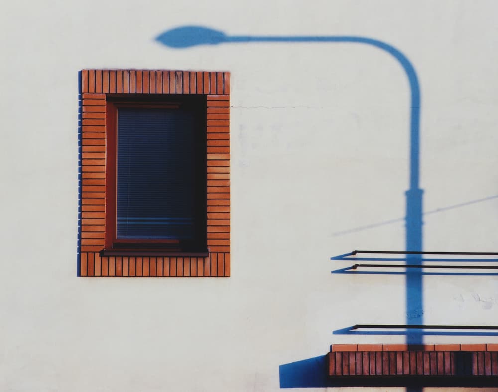 Window With Blue Shadow by Peter Hrabinsky — canvas wall art