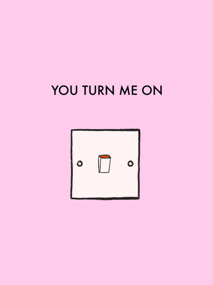 Flirty Pink Light Switch by Aislinn Simmonds — canvas wall art