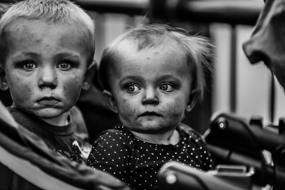 Curious Dirty Kids by Steve Hermann — canvas wall art