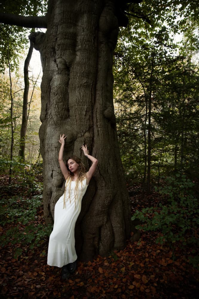 Ethereal Woodland Woman by Jan Slotboom — canvas wall art