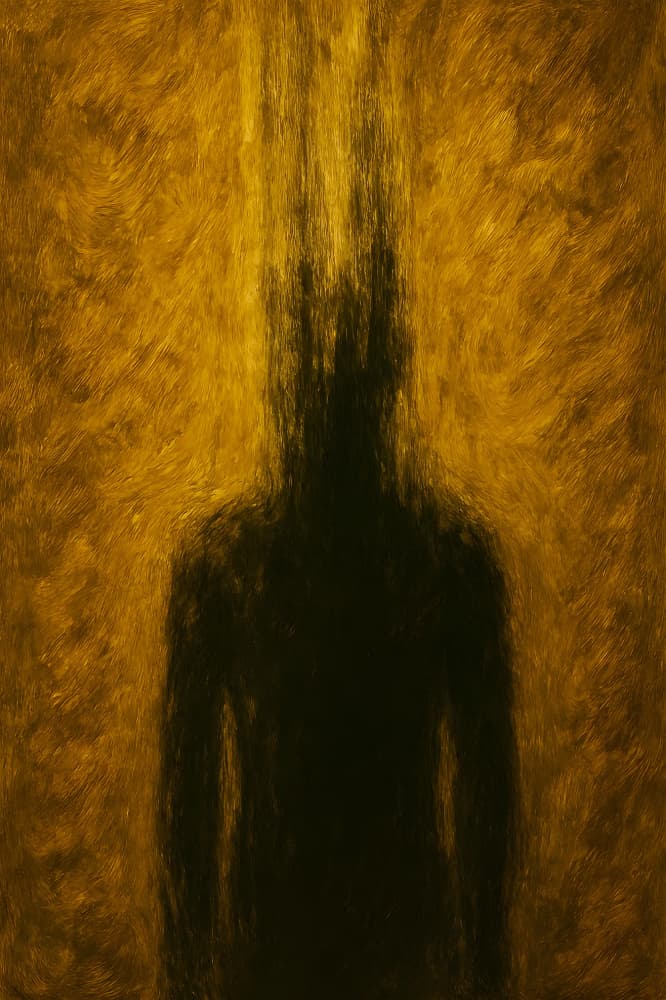 Ethereal Gold Figure by HUGO — canvas wall art