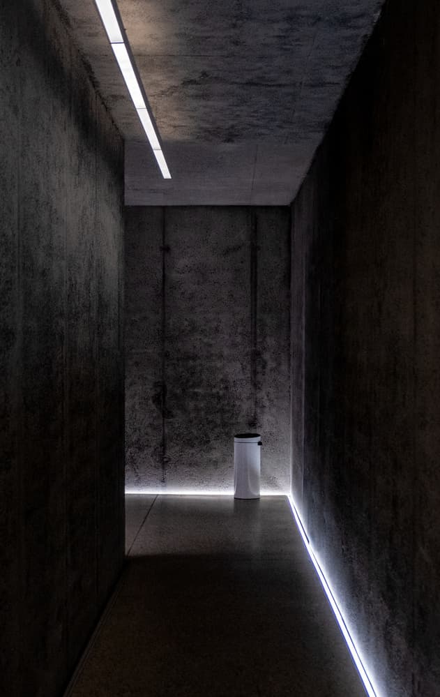 Modern Concrete Hallway by Lus Joosten — canvas wall art