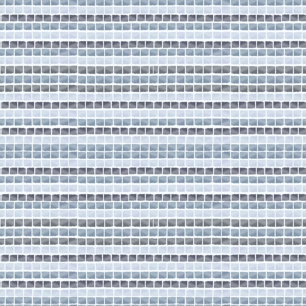 Subtle Blue Gray Mosaic by Aliya Putrus — canvas wall art