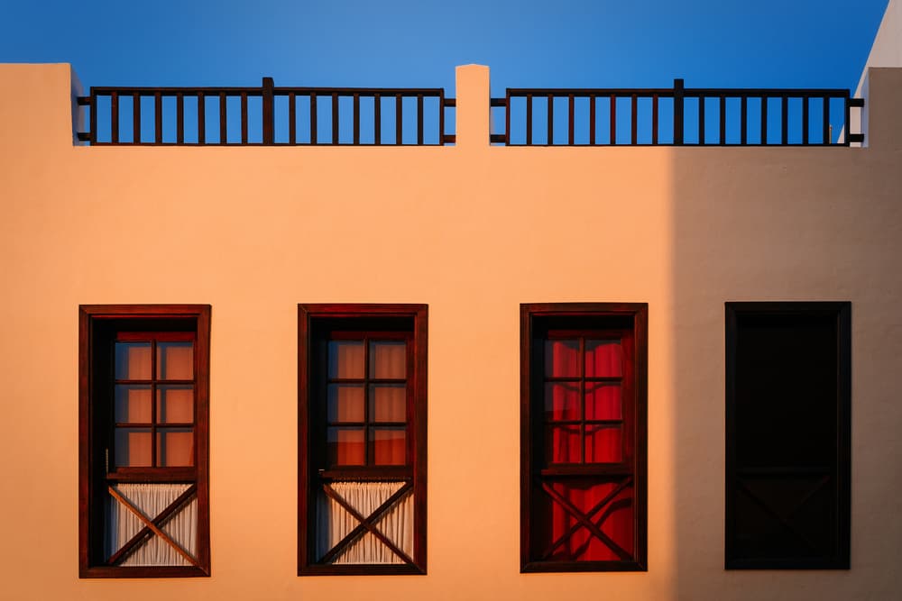 Architectural Light and Shadow by Adrian Popan — canvas wall art