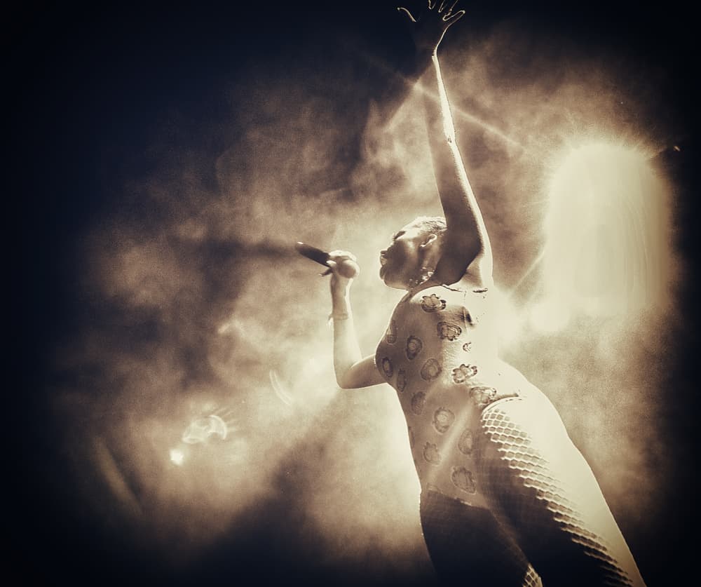 Energetic Stage Performance by Anders Samuelsson — canvas wall art