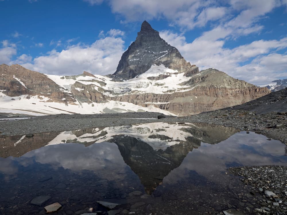 Alpine Peak Reflection by Ilan Ben Tov — canvas wall art