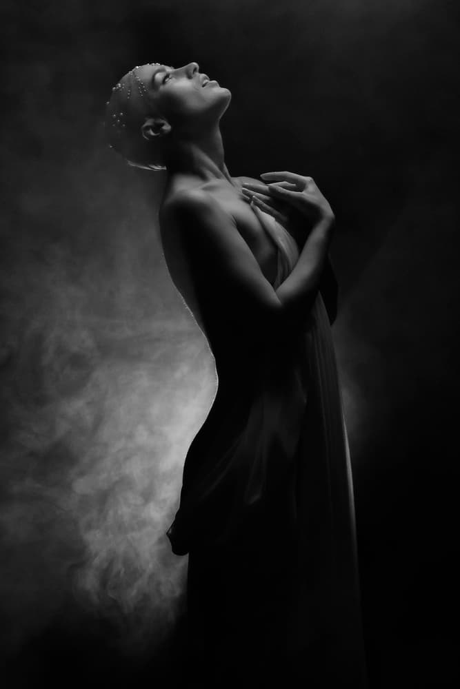 Mystic Grace Portrait by Alexandra Fira — canvas wall art