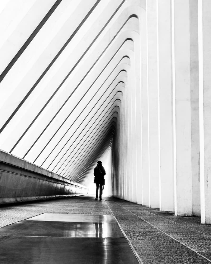 Walking into Light by Sofie Steenhoudt — canvas wall art