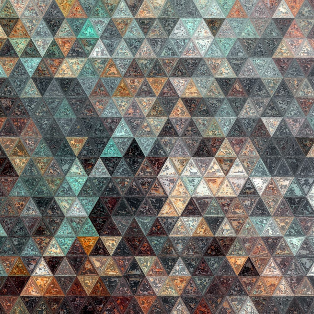 Mosaic Energy Art (44) by Justyna Jaszke — canvas wall art