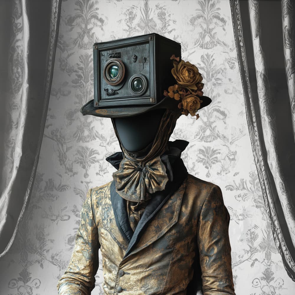 Dapper Steampunk Mannequin by Sue Skellern — canvas wall art