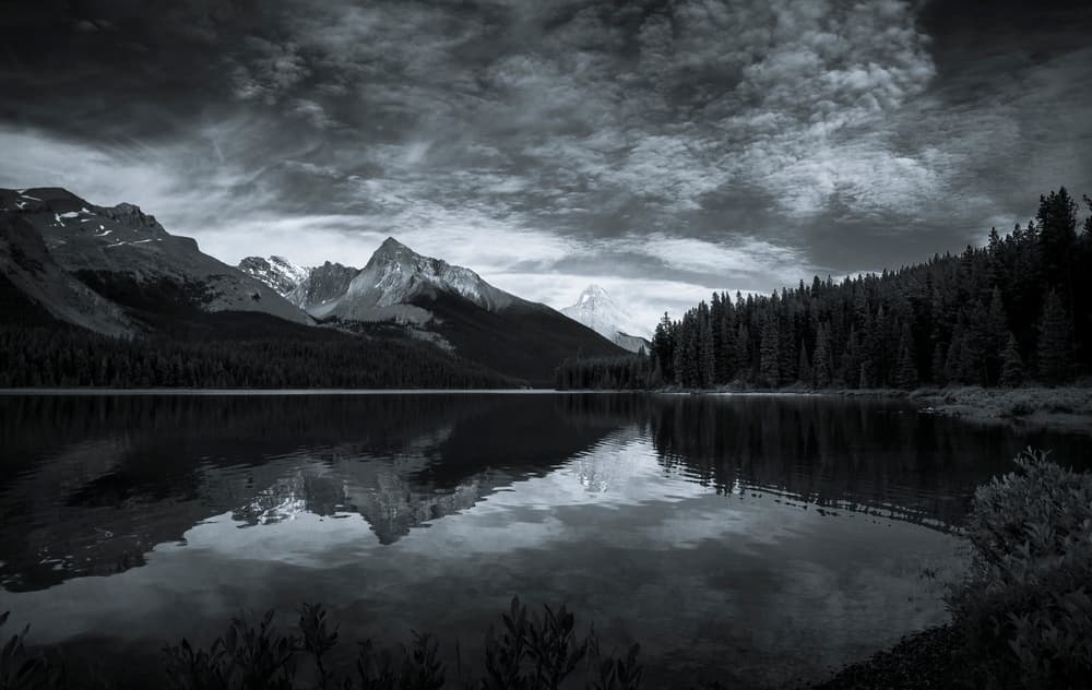 Majestic Mountain Lake Reflection by Wei (David) Dai — canvas wall art