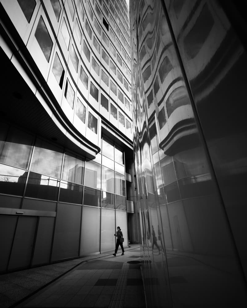 Modern Urban Reflections by Yasuhiro Takachi — canvas wall art