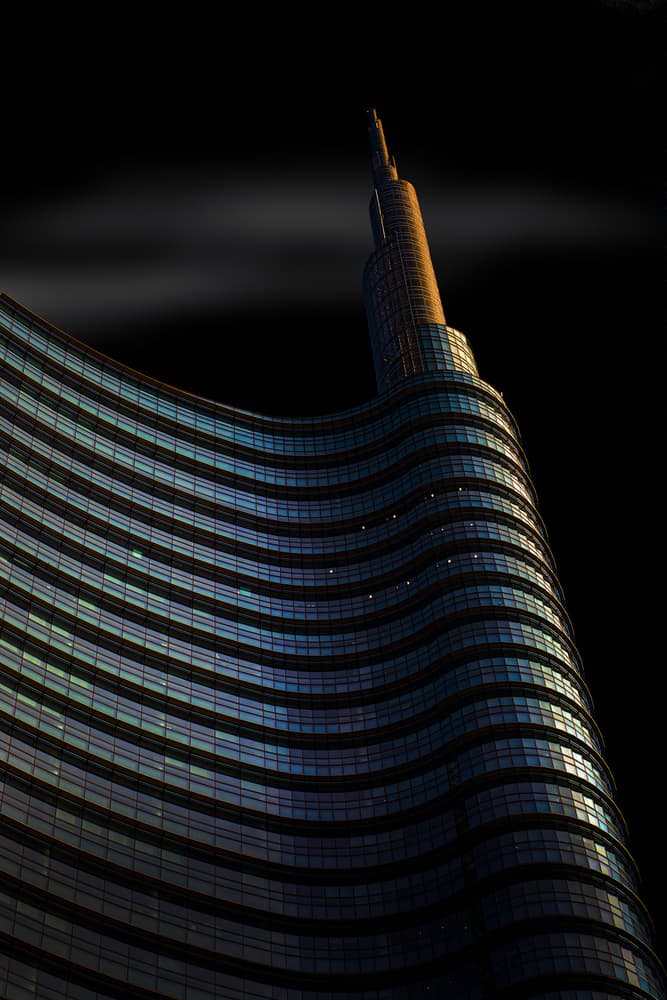 Sleek Urban Spire by Luigi Greco — canvas wall art