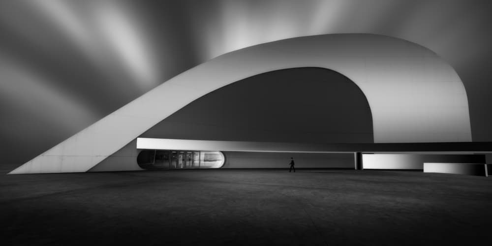 Modern Archway Grandeur by Juan López Ruiz — canvas wall art