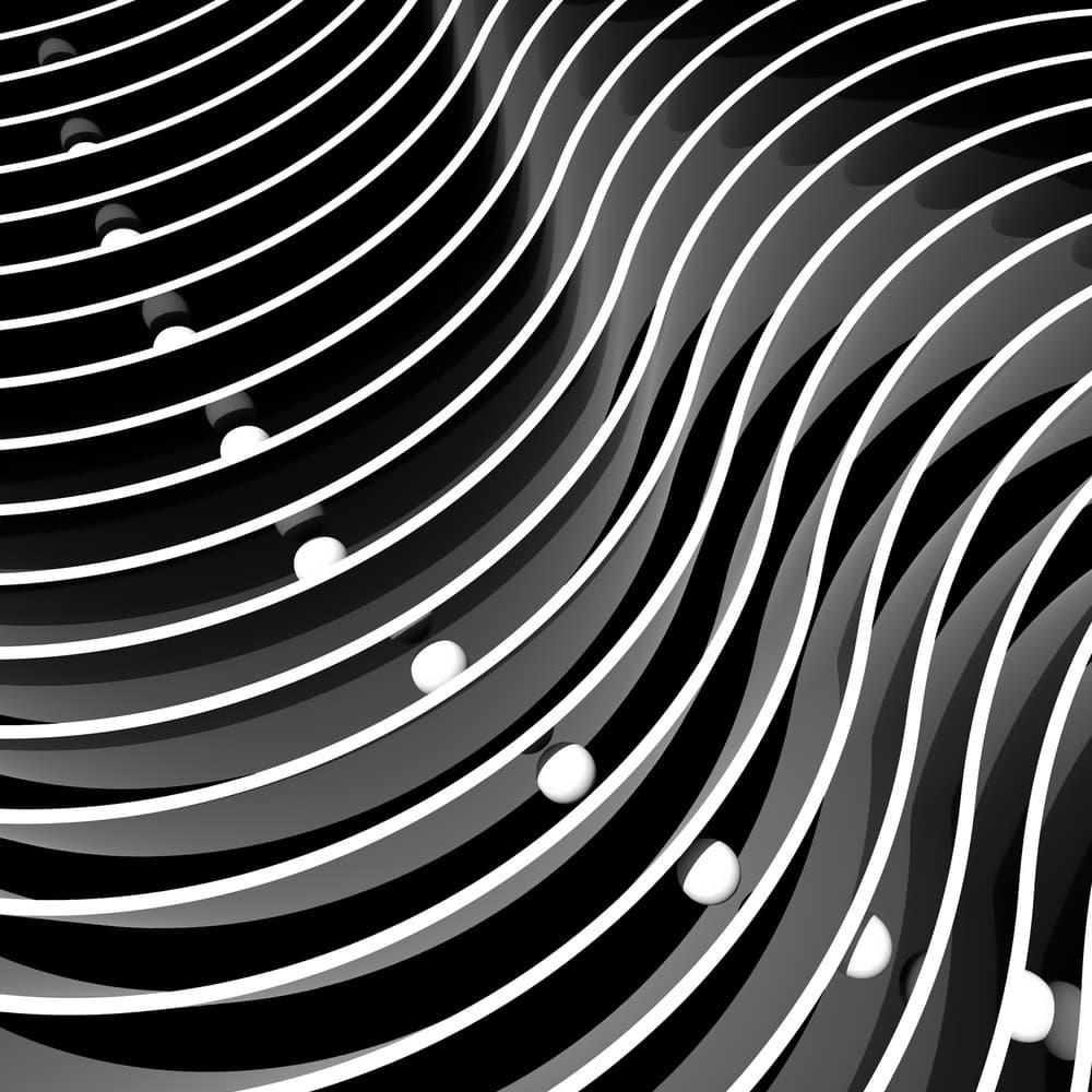 Wavy Sphere Rhythm by Antonyus Bunjamin (Abe) — canvas wall art