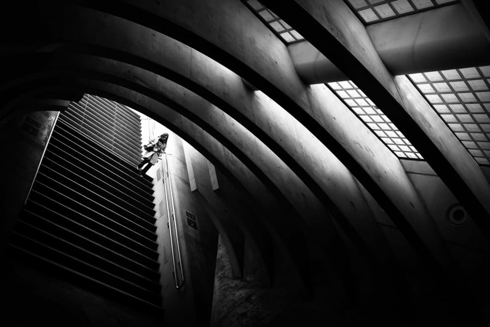 Ascending Concrete Curves by Jorge Pimenta — canvas wall art