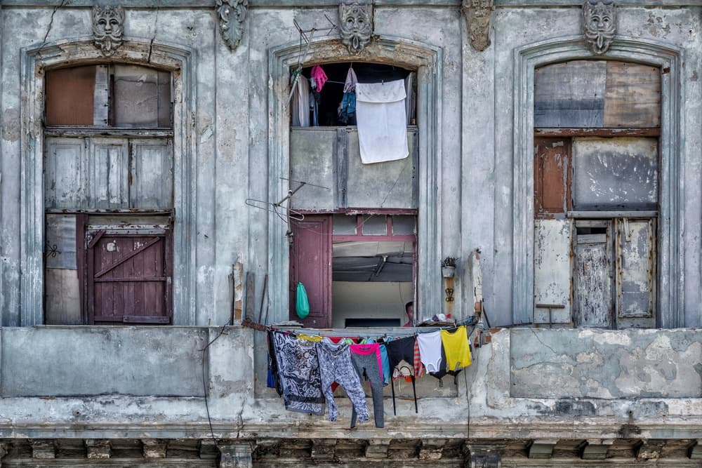 Old Building Laundry by Pavol Stranak — canvas wall art