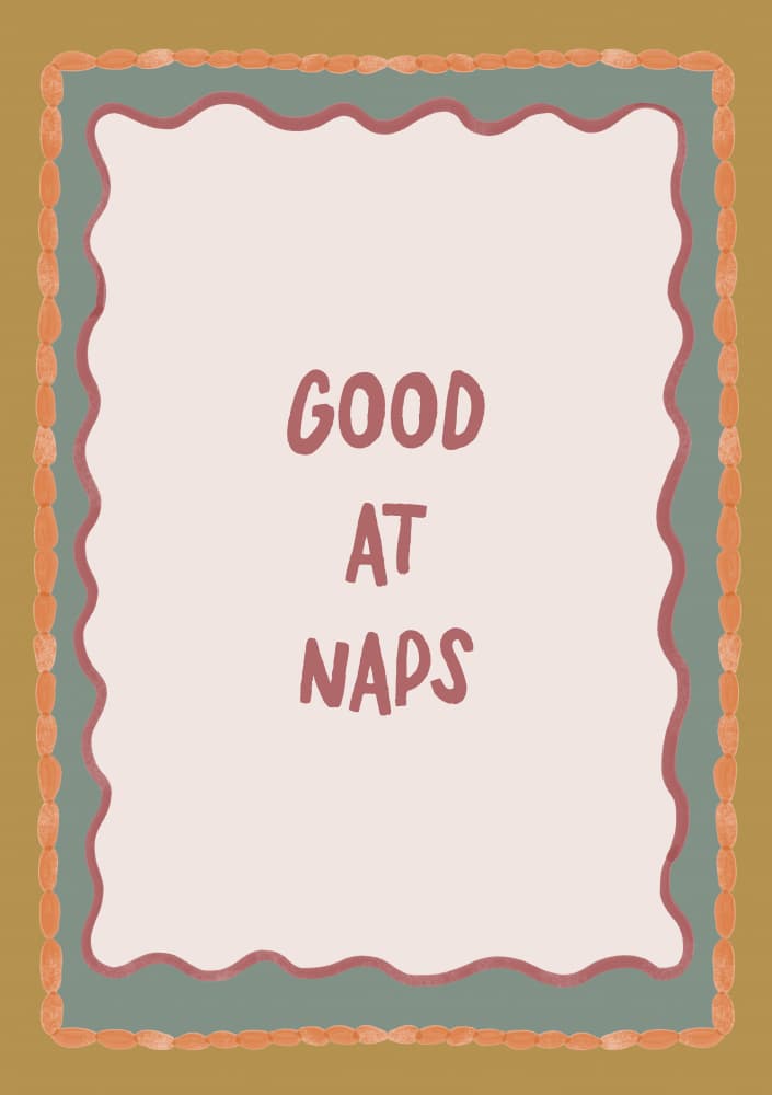 Goodatnaps by Treechild — canvas wall art
