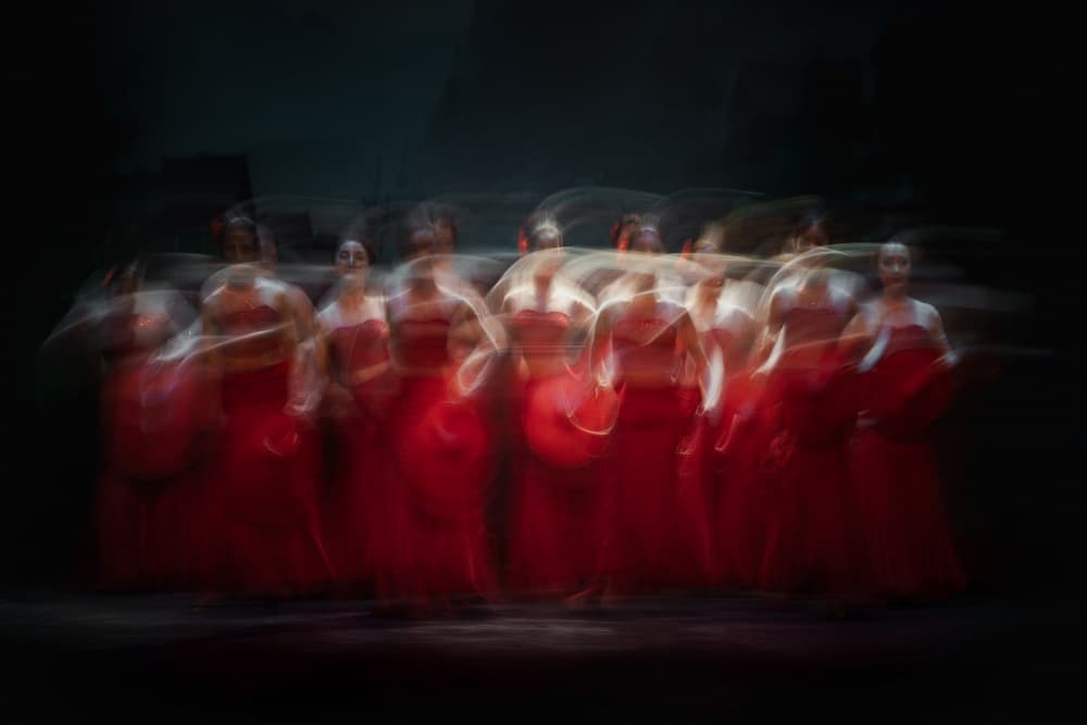 Dynamic Dance Movement by Emma Zhao — canvas wall art