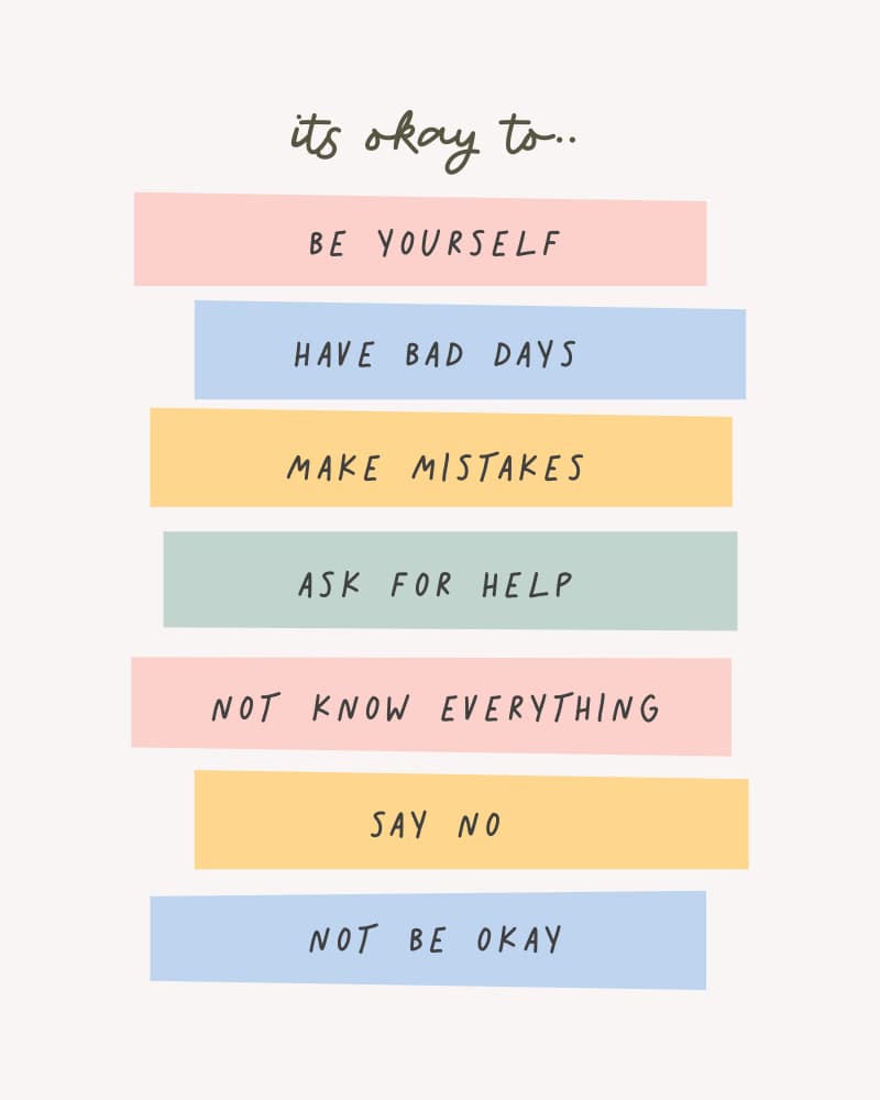 It's Okay To Be You by KsanaKalpa — canvas wall art