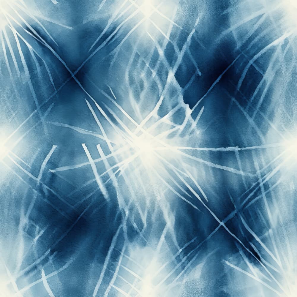 Shibori Blue Radiance by Bilge Paksoylu — canvas wall art