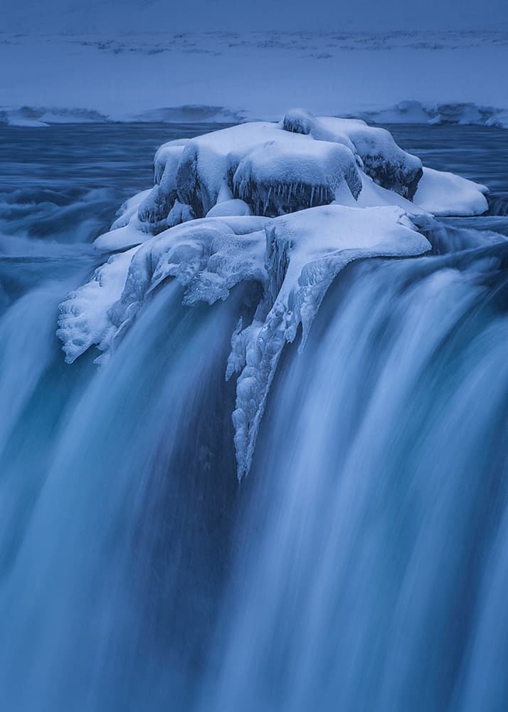 Ice and Flow by Jingshu Zhu — canvas wall art