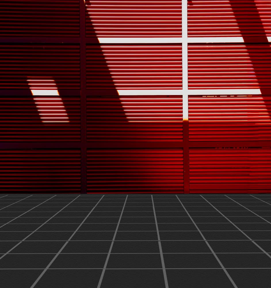 Striking Red Shadows by Arnon Orbach — canvas wall art