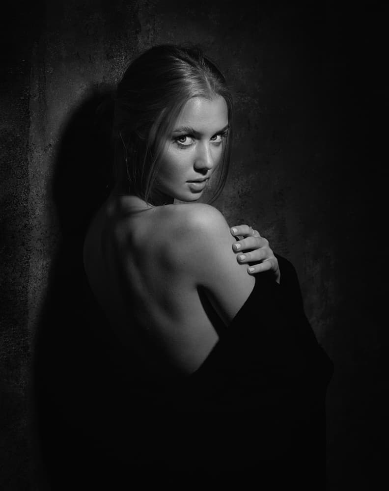 Mysterious Gaze by Sergey Khalemsky — canvas wall art