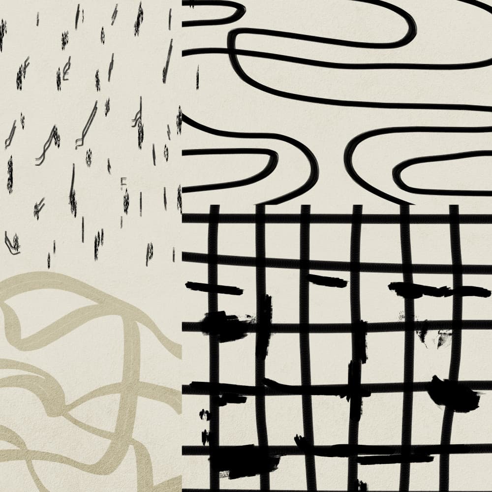 Modern Abstract Patterns by Imaginative — canvas wall art