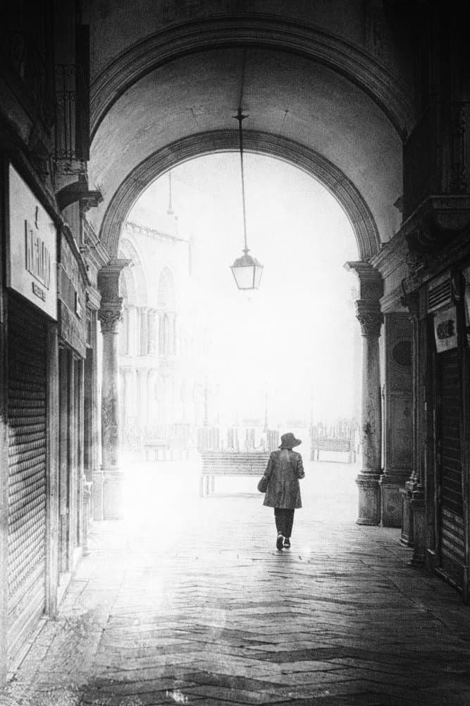 Misty Archway Walk by Enrico Facchetti — canvas wall art