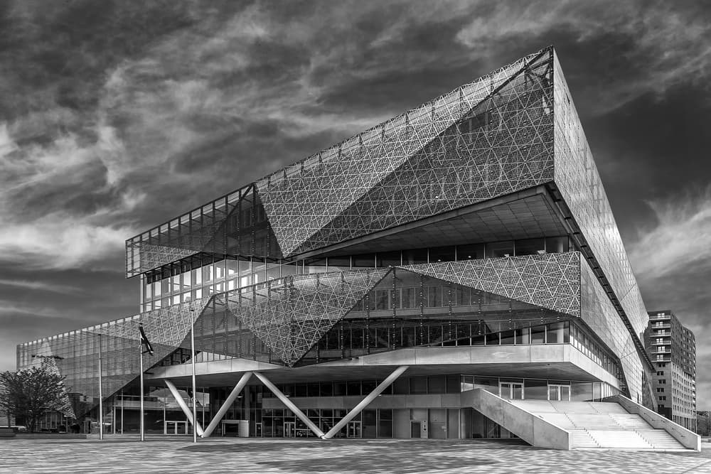 Striking Modern Architecture by Theo Luycx — canvas wall art