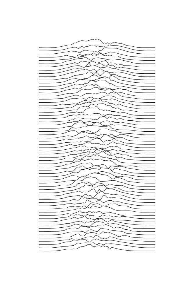 Abstract Wave Pattern by amini54 — canvas wall art