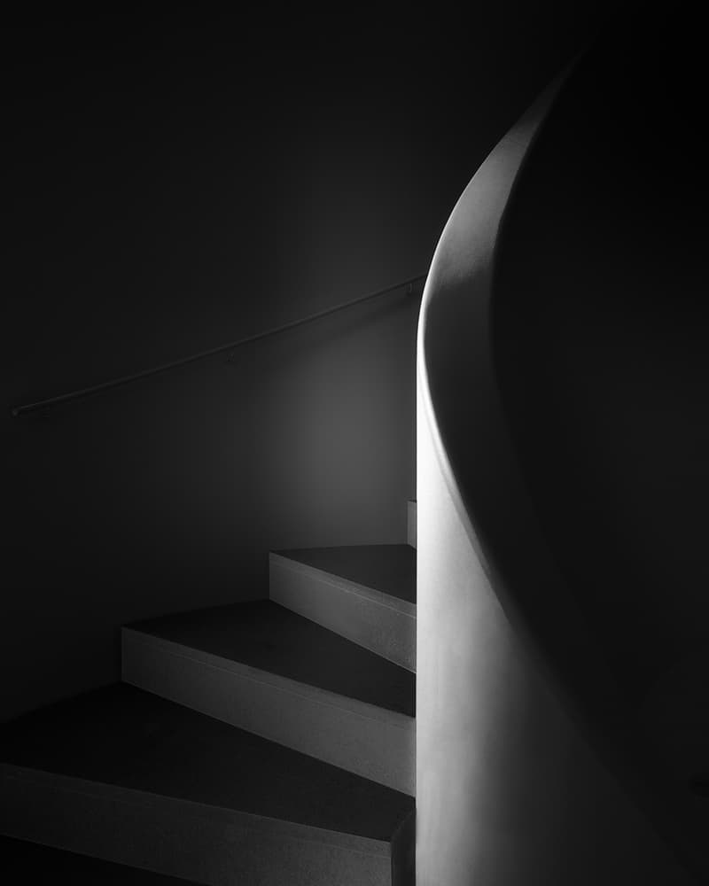 Modern Spiral Staircase by Olavo Azevedo — canvas wall art