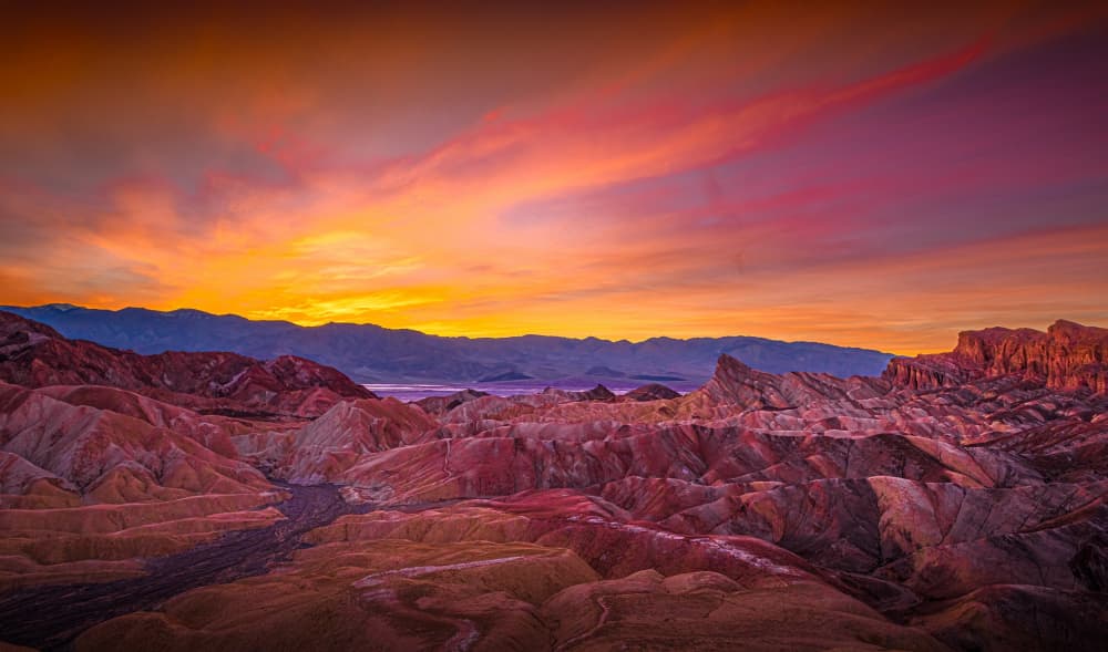 Colorful Badlands Sunset by Kenneth-Wei Zeng — canvas wall art