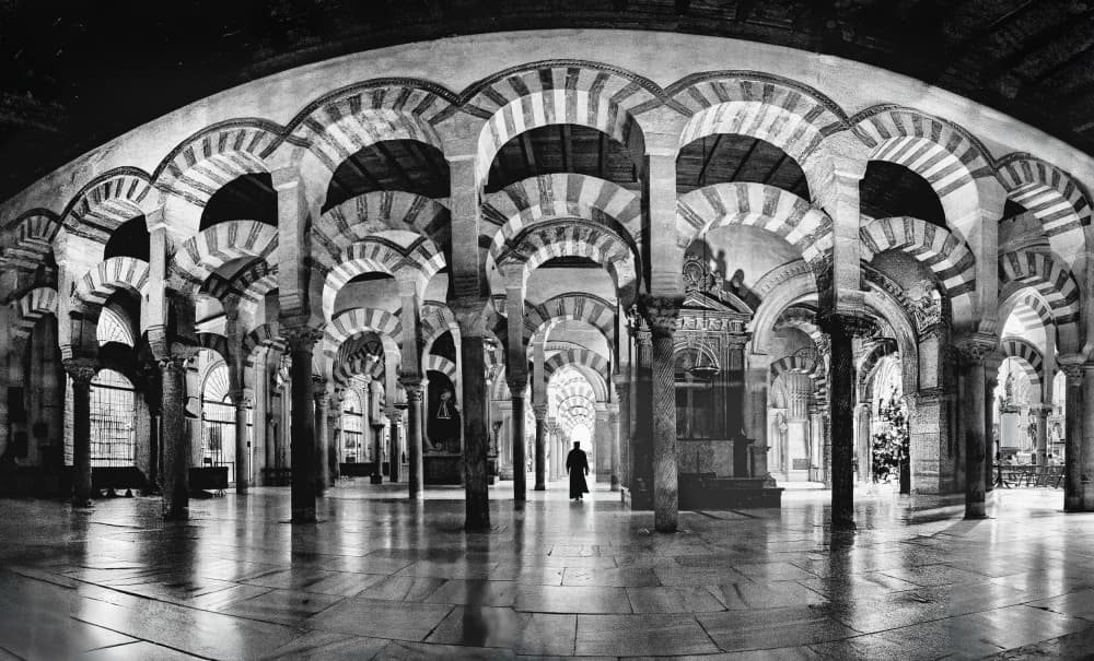 Grand Hall Arches by Michel Groleau — canvas wall art