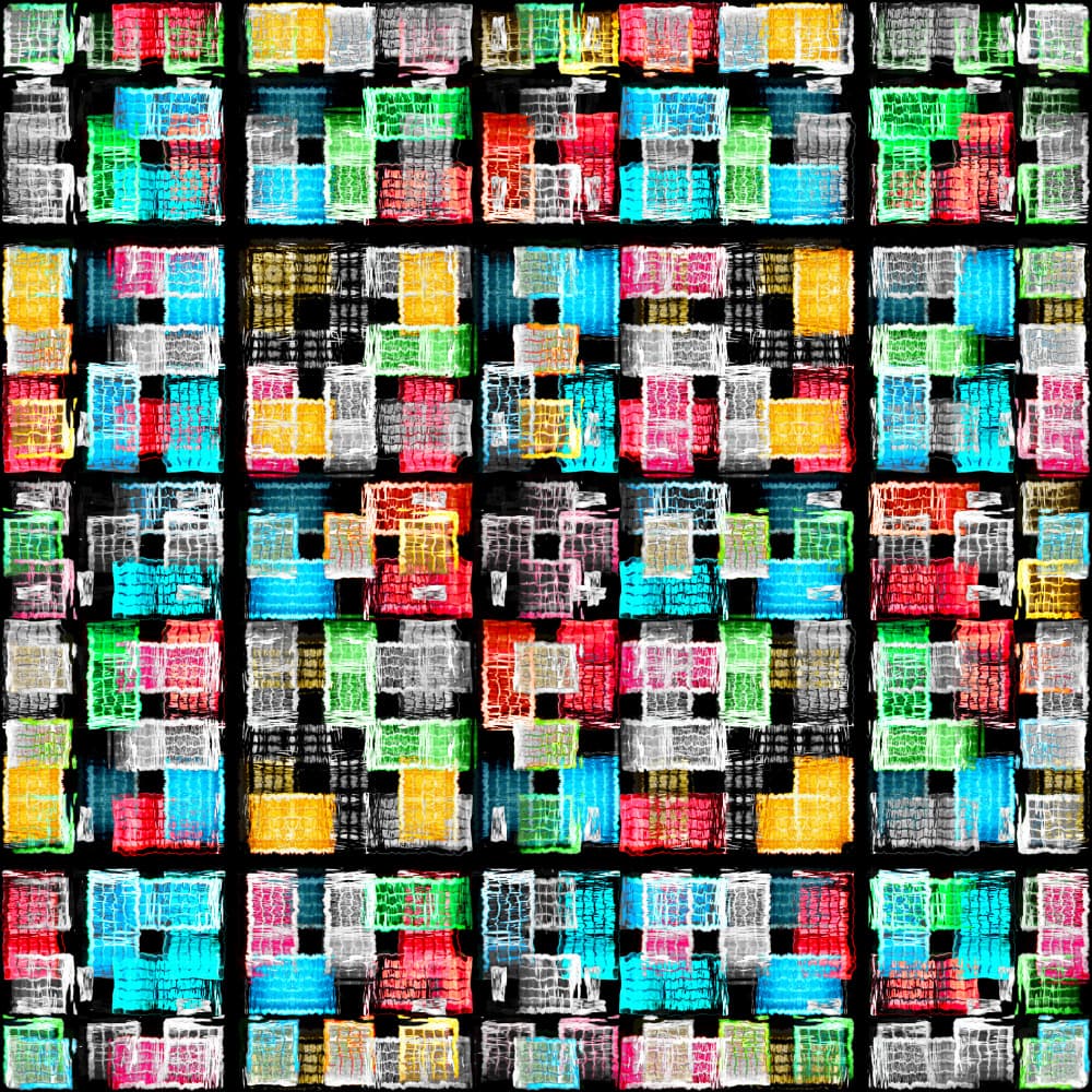 Vibrant Abstract Blocks by Igor Shrayer — canvas wall art