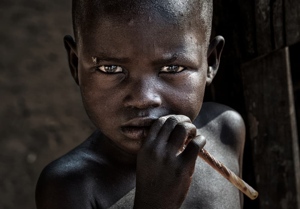 Intense Young Boy by Joxe Inazio Kuesta Garmendia — canvas wall art