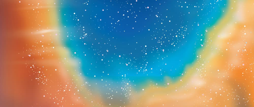 Vibrant Ethereal Nebula by Nicholas — canvas wall art