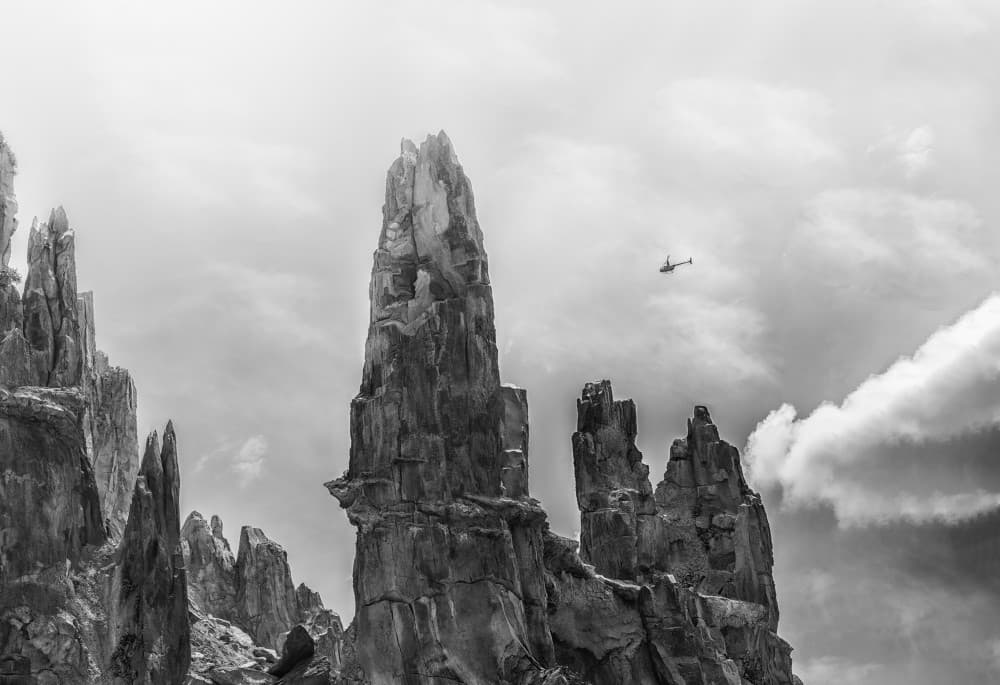 Majestic Mountain Flight by Ling Lu — canvas wall art
