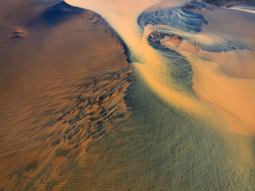 Abstract Delta Landscape by John Fan — canvas wall art