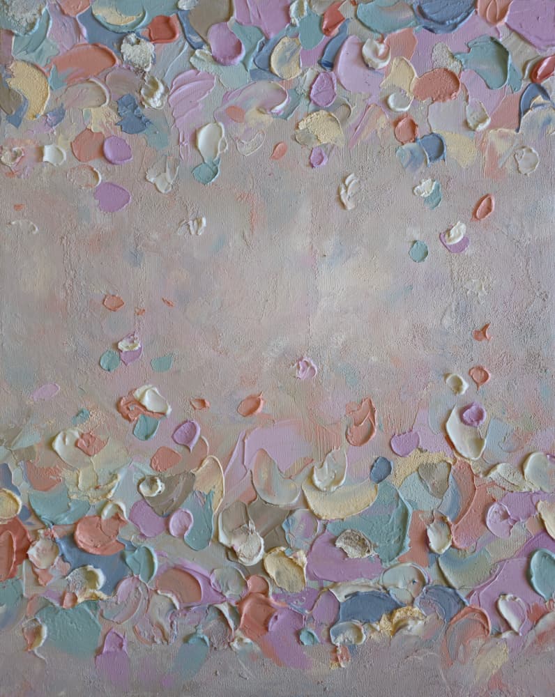 Soft Pastel Petals by Anastasiya Devochkina — canvas wall art