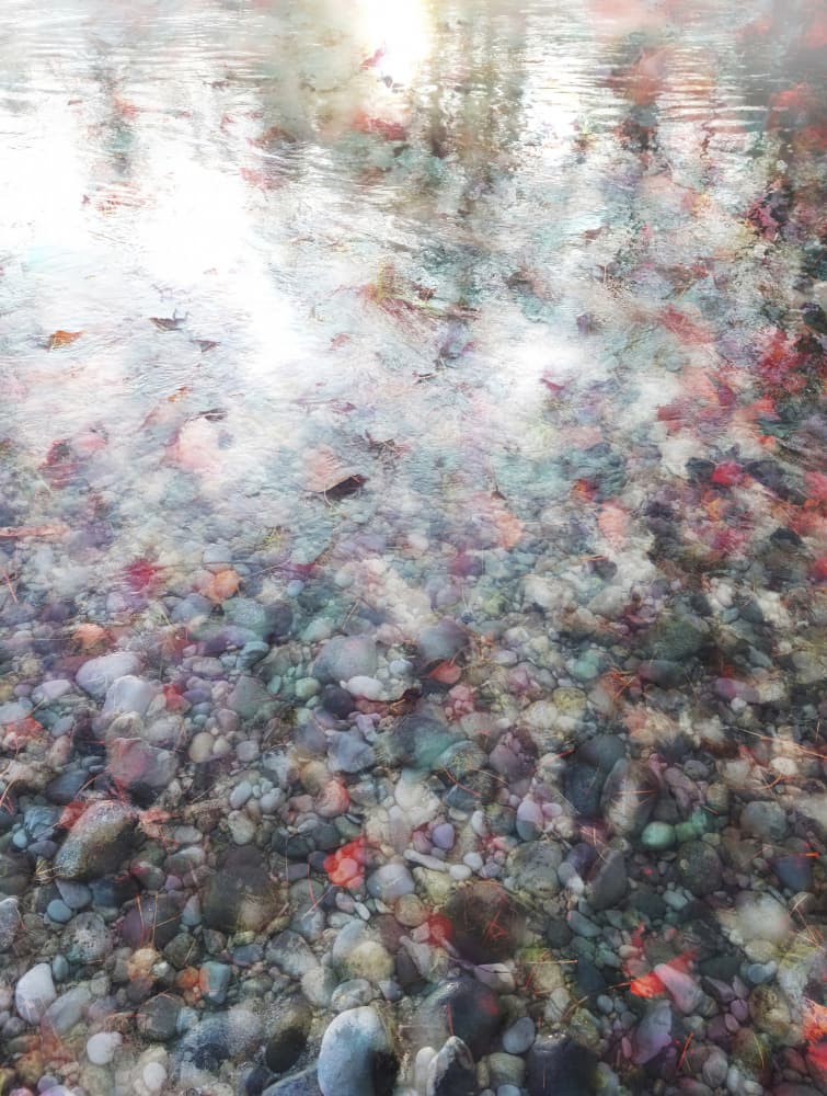 Shimmering Riverbed Colors by Angelo Cerantola — canvas wall art