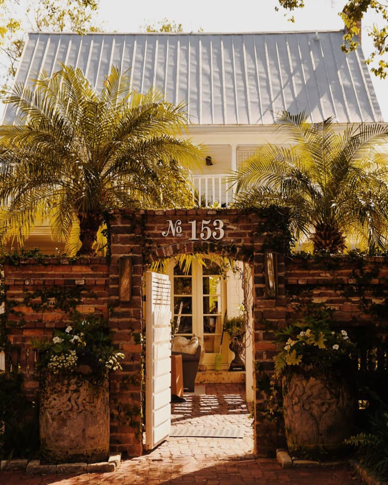 Charming Tropical Home Entrance by Del Mundo Imagery — canvas wall art