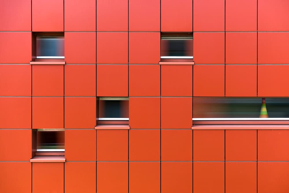 Vibrant Architectural Pattern by Greetje van Son — canvas wall art